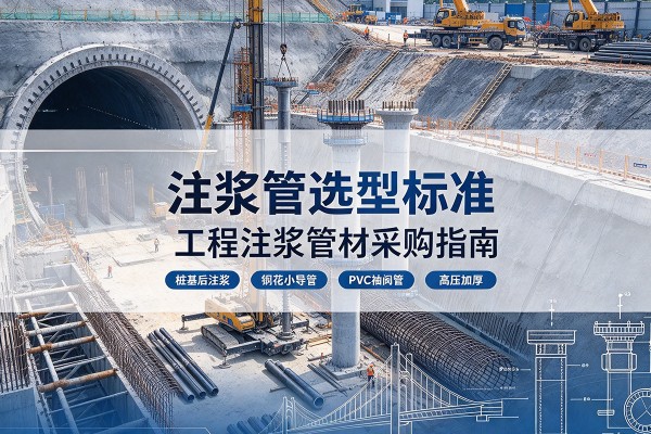 南明注浆管选型标准