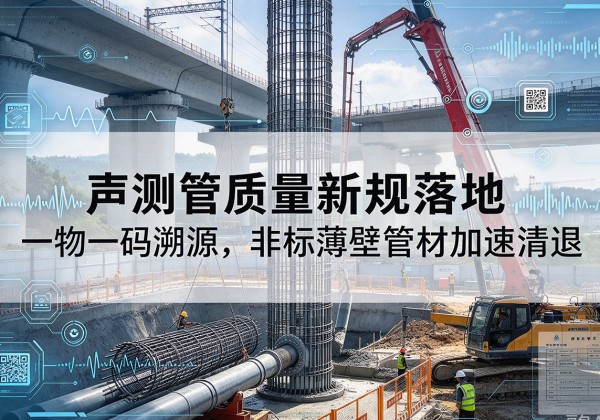 南明声测管质量新规落地，一物一码溯源，非标薄壁管材加速清退