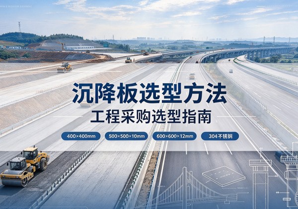 南明沉降板选择方法